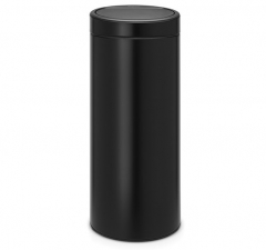 Мусорный бак Touch Bin New (30 л), цвет черный матовый Brabantia