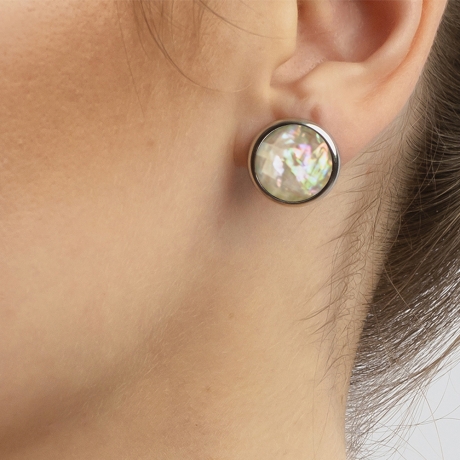 Пусеты nautilus A9997.12 BW/S Possebon