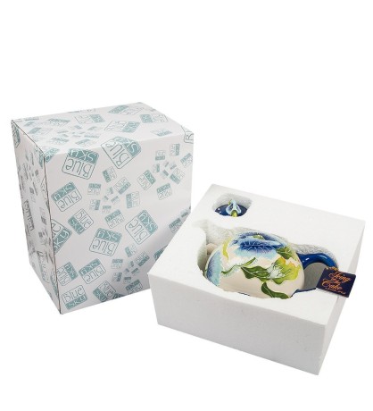 BS-247 Заварочный чайник "Голубые маки"