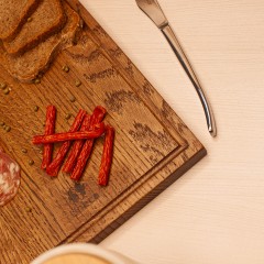 Доска разделочная прямоугольная, дуб, 37х25х1,8 см. Uneca