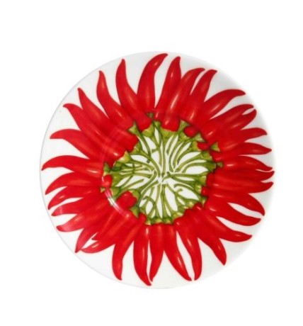 Чашка с блюдцем для кофе PEPPER, 100 мл. RED Taitu