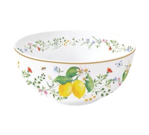 Салатник Цветы и лимоны, 15 см. 0,6 л. Easy Life
