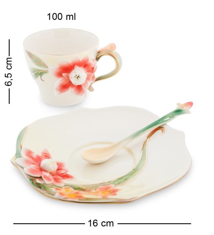 FM-62/ 3 Чайная пара "Георгин" (Pavone)