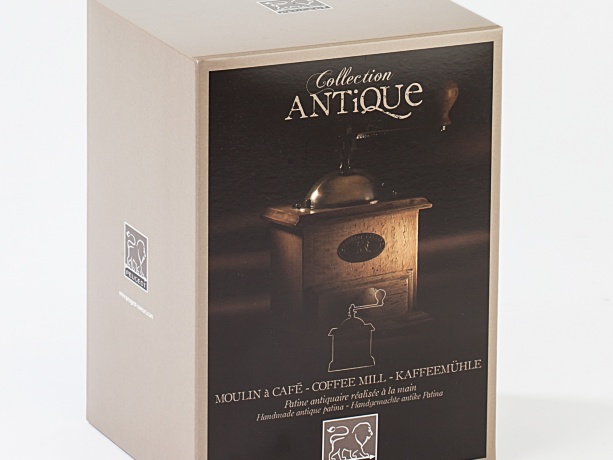 Мельница для кофе Antique Peugeot, 21 см. орех