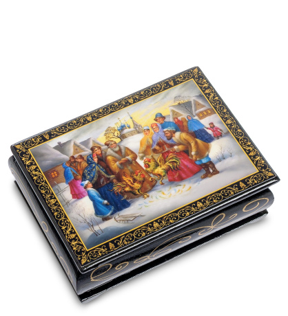 ШК-11/ 2-A Шкатулка в технике декупаж (8х10х4)