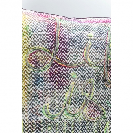 Подушка Life Is Beautiful, коллекция "Жизнь прекрасна" 45*10*45, Полиэстер, Хлопок, Вискоза, Мультиколор