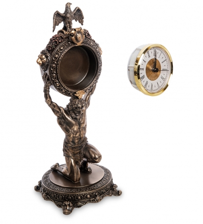 WS-1003 Статуэтка-часы "Атлант"