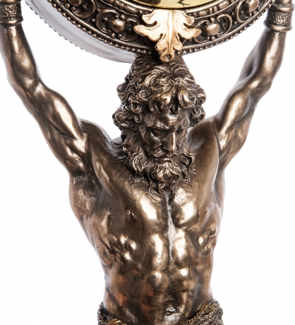 WS-1003 Статуэтка-часы "Атлант"