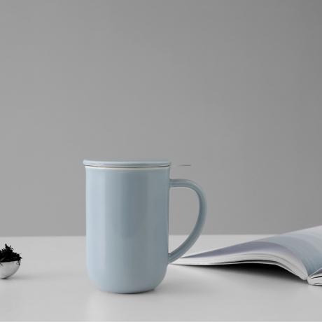 Кружка чайная с ситечком, 500 мл. голубой, Minima Viva Scandinavia