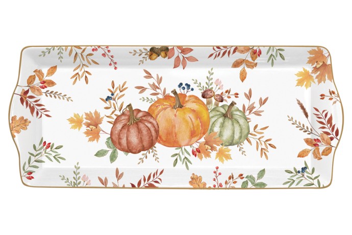 Блюдо прямоугольное Тыква, 35х15 см. Easy Life