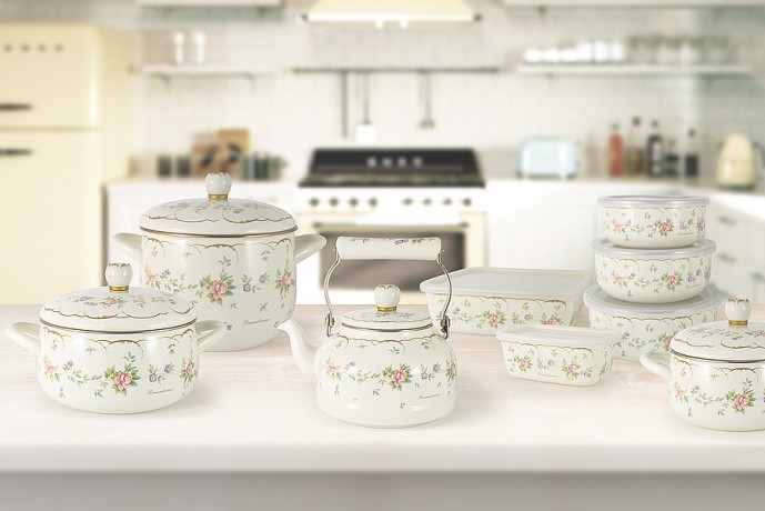 Кастрюля эмалированная, 2.9 л. Воспоминание EJIRY