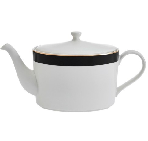 Чайник фарфоровый Mikasa Luxe Deco на 4 чашки, 1,1 л. белый Kitchen Craft