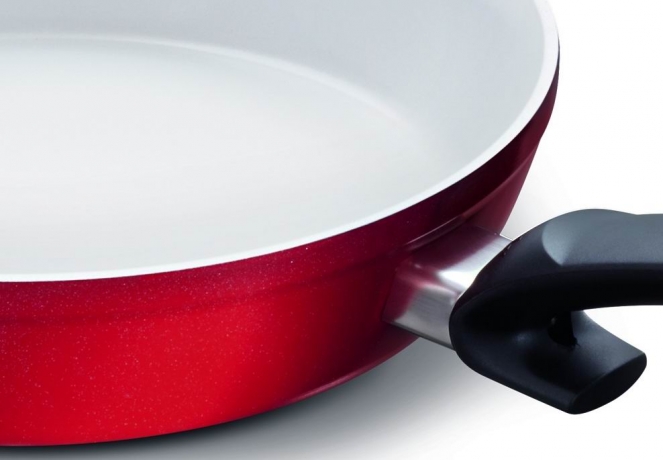 Сковорода Fissler, серия Ceramic red n white, 28 см