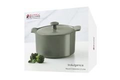 Кастрюля, 1,3 л, с крышкой, фарфор P, серо-зеленая, Indulgence. Maxwell &amp; Williams