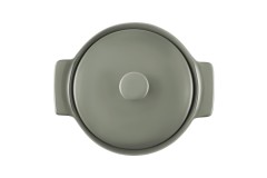 Кастрюля, 1,3 л, с крышкой, фарфор P, серо-зеленая, Indulgence. Maxwell &amp; Williams