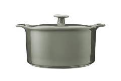 Кастрюля, 1,3 л, с крышкой, фарфор P, серо-зеленая, Indulgence. Maxwell &amp; Williams