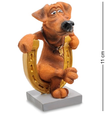 RV-914 Статуэтка Собака "Подкова на счастье" (W.Stratford)