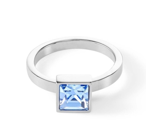 Кольцо Light Blue-Silver 17.2 мм 0500/40-0741 54 Coeur de Lion