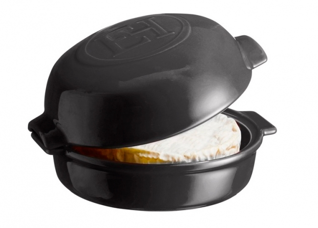 Форма для запекания Emile Henry, 19,5х17,5х4,5 см с крышкой, цвет базальт