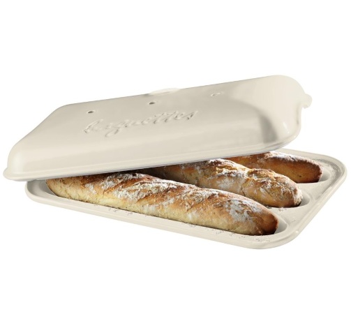 Багетница, 39х24 cм. от Emile Henry, цвет лен