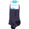 Носки спортивные Sportive ASS-0003 35-39 сер/чер (Artsocks)