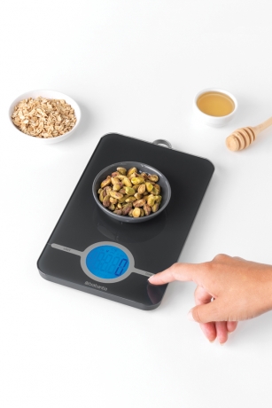 Цифровые кухонные весы, темно-серый Brabantia