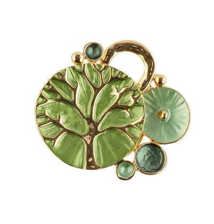 Брошь Абстракция-дерево XZ1157.16 G/G Shadore
