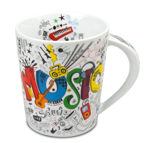 Кружка, 380 мл. "Молодежная музыка" KONITZ