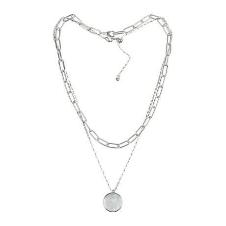 Колье MOP B2003NM-N02.2 BW/S Fiore Luna