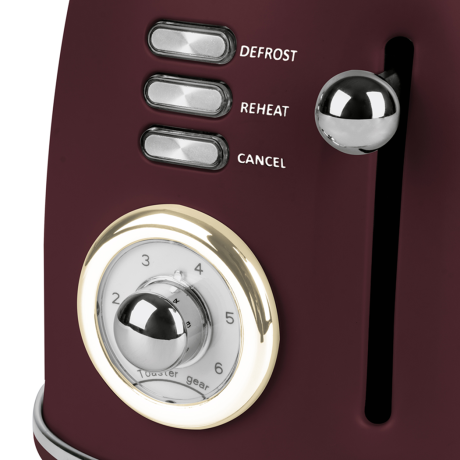 Тостер электрический, матовый бордо, Leonardo Berlinger Haus