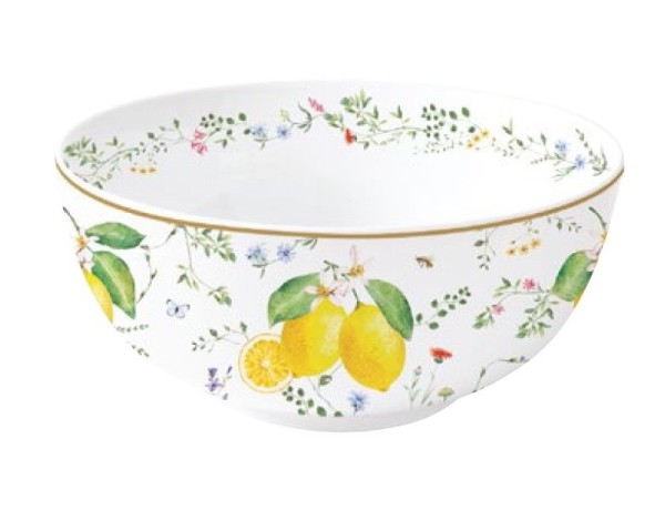 Салатник Цветы и лимоны, 23 см. 2,5 л. Easy Life