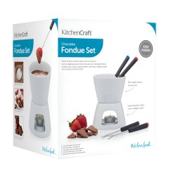 Набор для приготовления шоколадного фондю с 4 вилками KitchenCraft KC