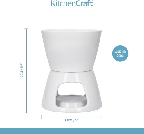 Набор для приготовления шоколадного фондю с 4 вилками KitchenCraft KC