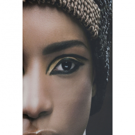 Картина Royal Headdress, коллекция "Королевский головной убор" 100*150*4, Полипропилен, Стекло, Мультиколор