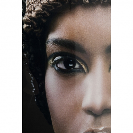 Картина Royal Headdress, коллекция "Королевский головной убор" 100*150*4, Полипропилен, Стекло, Мультиколор