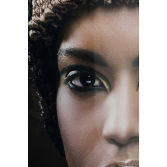 Картина Royal Headdress, коллекция "Королевский головной убор" 100*150*4, Полипропилен, Стекло, Мультиколор