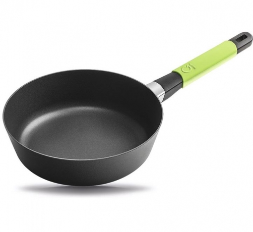 Сотейник, 24 см. зеленый индукционный, Squality
