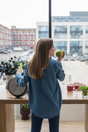 Сотейник, 24 см. зеленый индукционный, Squality