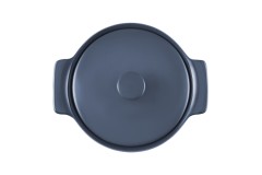 Кастрюля, 1,3 л, с крышкой, фарфор P, синяя, Indulgence, Maxwell &amp; Williams