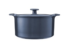 Кастрюля, 1,3 л, с крышкой, фарфор P, синяя, Indulgence, Maxwell &amp; Williams