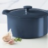 Кастрюля, 1,3 л, с крышкой, фарфор P, синяя, Indulgence, Maxwell & Williams