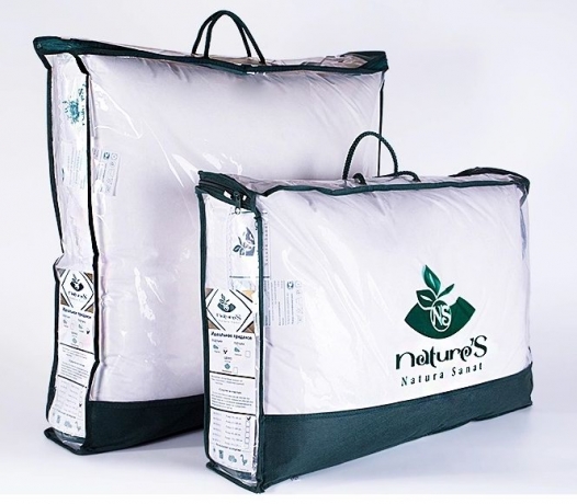 Подушка средняя из эвкалиптового волокна "Таинственный ангел" 68х68 см. Natures