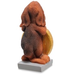 RV-913 Статуэтка Собака Блад-хаунд "Монета на удачу" (W.Stratford)