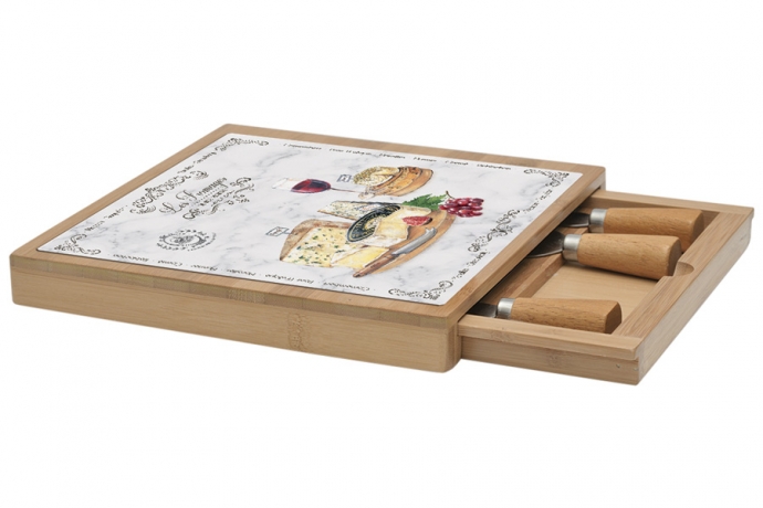 Набор для сыра Fromage, 25х25 см. Easy Life