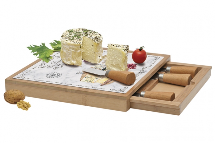 Набор для сыра Fromage, 25х25 см. Easy Life