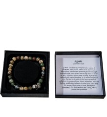 NP-09/2 Браслет из камней "Агат"