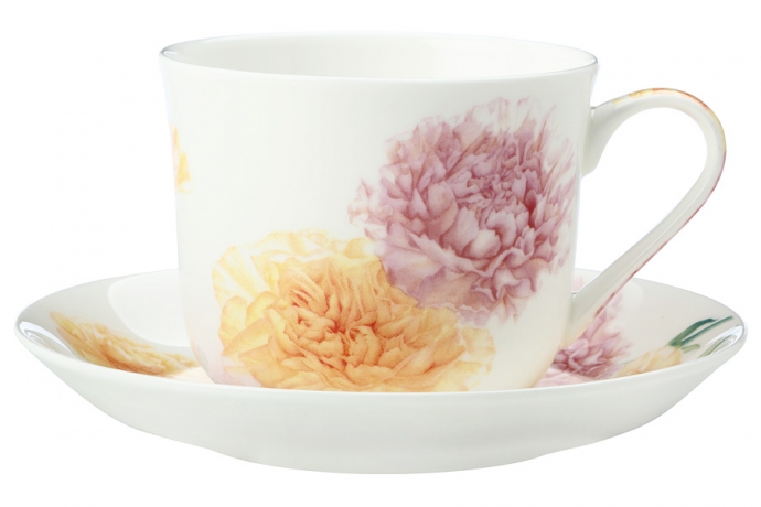 Чашка с блюдцем Гвоздики, 0,48 л. Maxwell & Williams