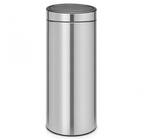 Мусорный бак Touch Bin New (30 л), Стальной матовый Brabantia