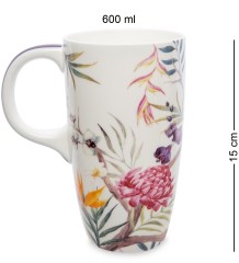 JK-284 Кружка &quot;Солнечные тропики&quot; (Solare Tropikana Pavone)