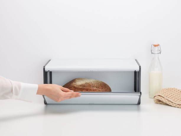 Хлебница с откидной крышкой, Белый Brabantia